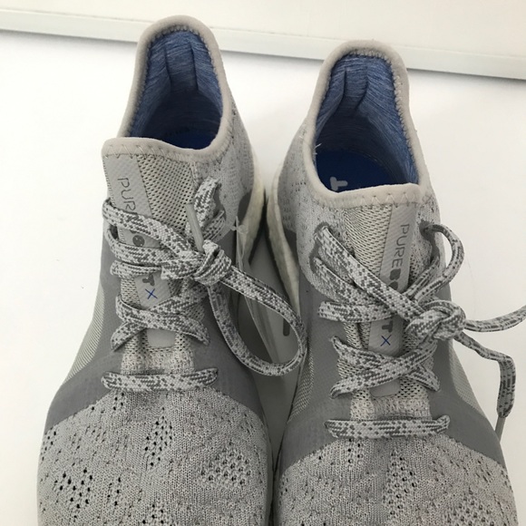 Adidas Pure Boost X Element Gray Running Shoes - Picture 5 of 8